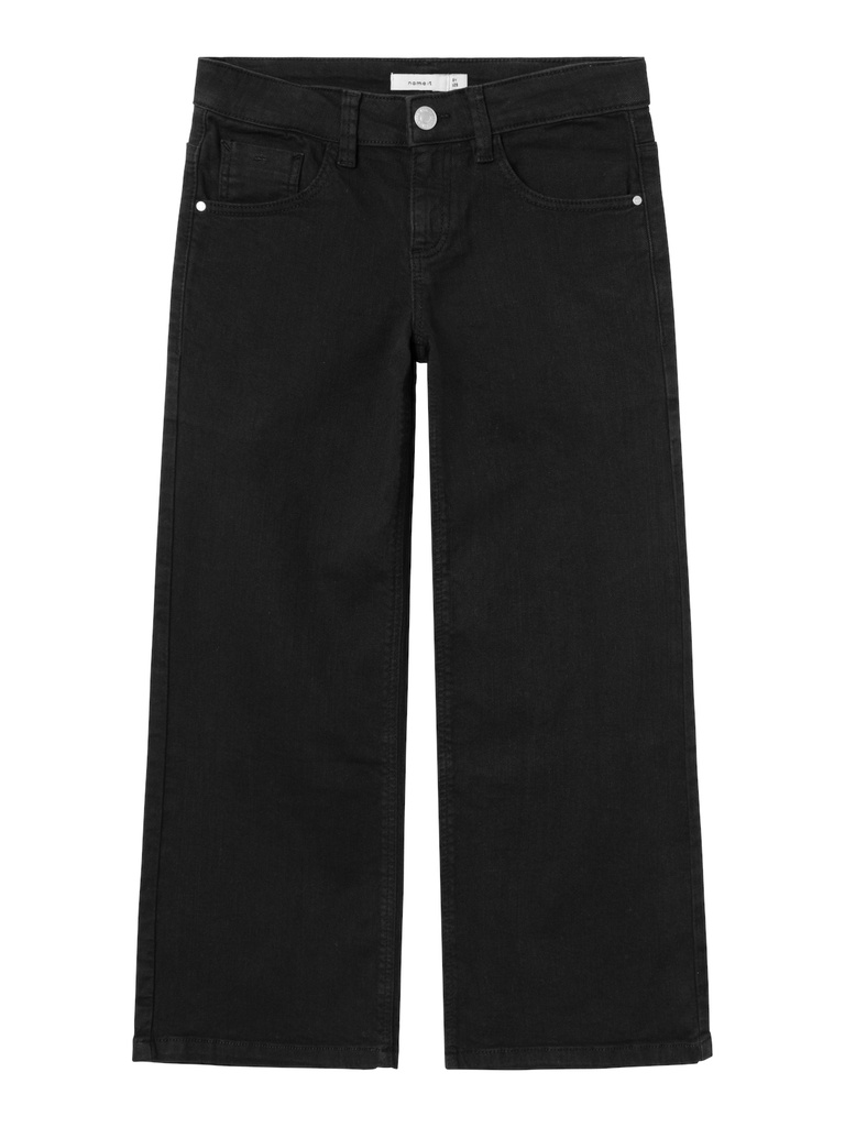 NAME IT KIDS - NKF ROSE WIDE TWI PANT 1115-TP NOOS - Black