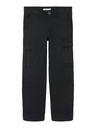 NAME IT KIDS - NKM RYAN ST TWI CARGO PANT 5720-OT NOOS - Black