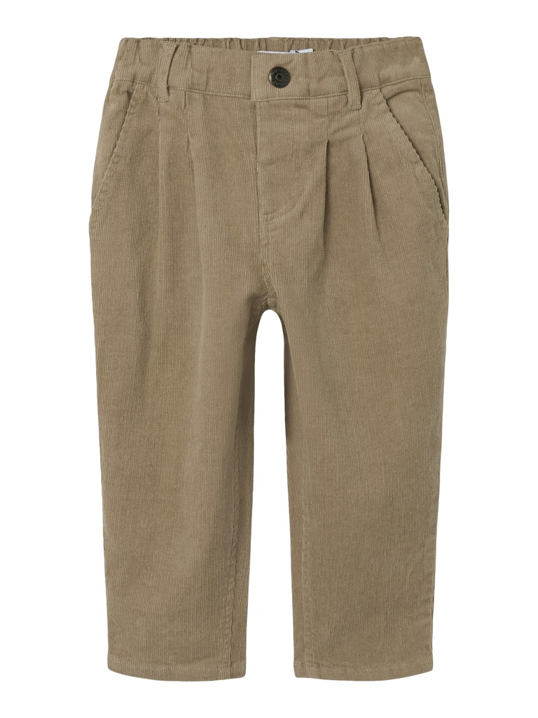 NAME IT MINI - NMM BEN TAPERED CORD PANT 8200-HB R - Weathered Teak