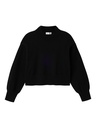 NAME IT KIDS - NKF SIVISCA LS SHORT BOXY KNIT - Black