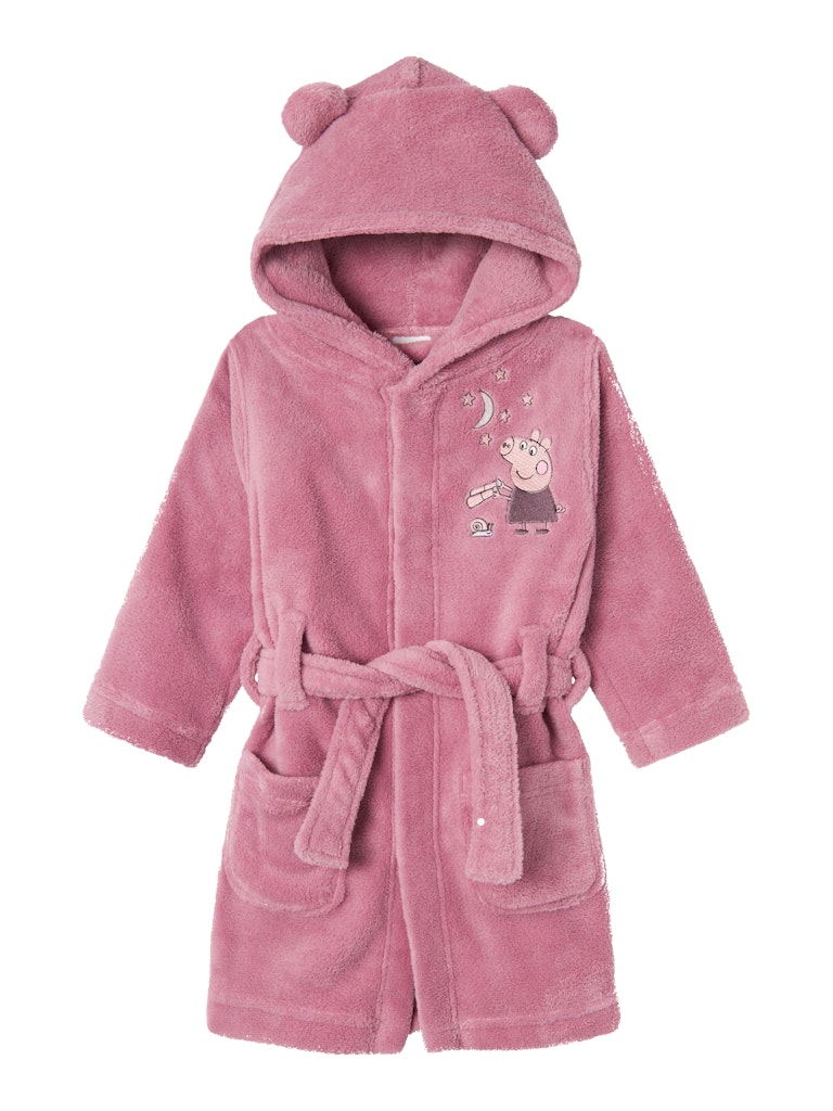 NAME IT MINI - NMF ORSINA PEPPAPIG BATHROBE CPLG - Mauve Orchid