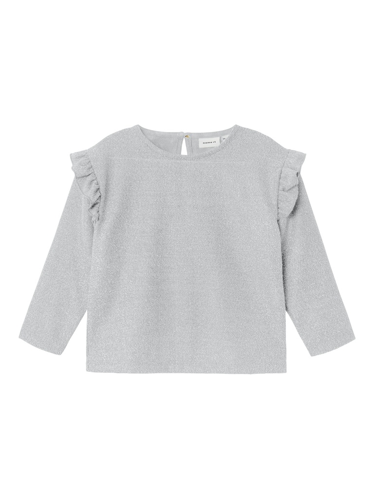 NAME IT MINI - NMF ROISIN NREG LS TOP - Silver