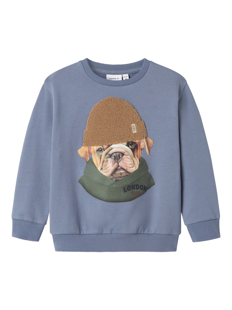 NAME IT MINI - NMM RADEK NREG SWEAT BRU - Flint Stone