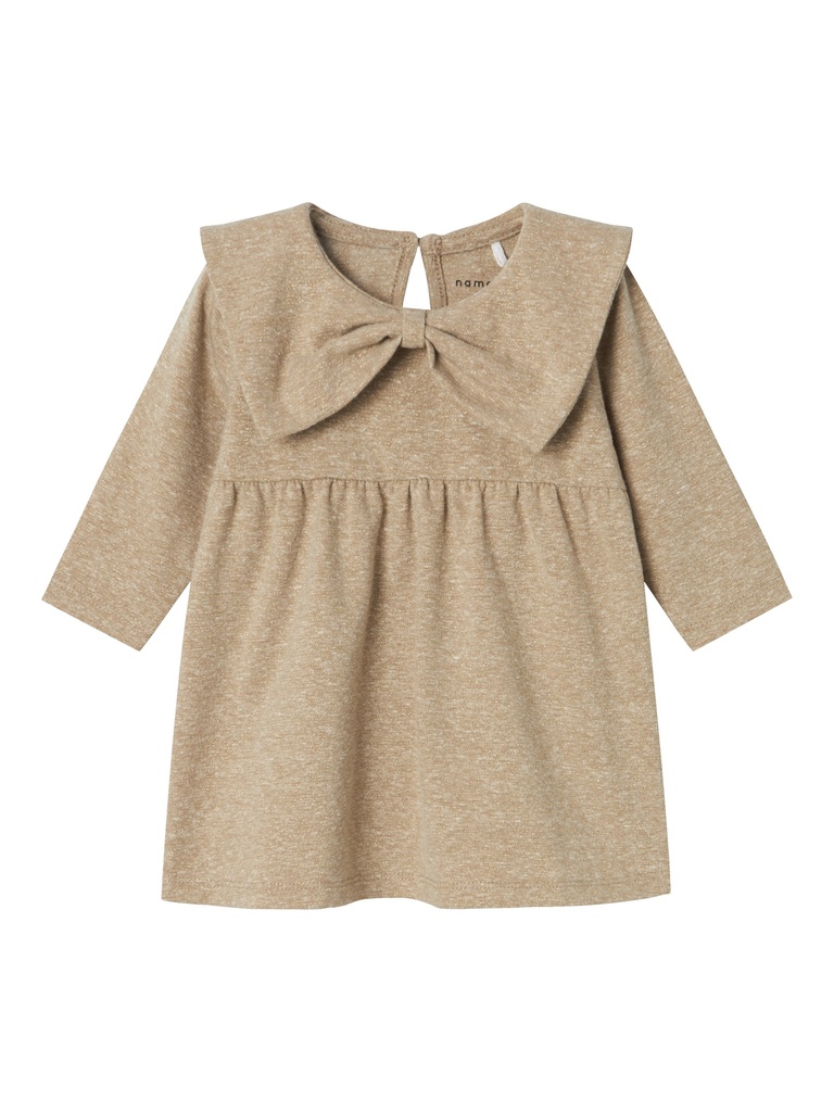 NAME IT BABY - NBF ROSSIA LS DRESS - Weathered Teak