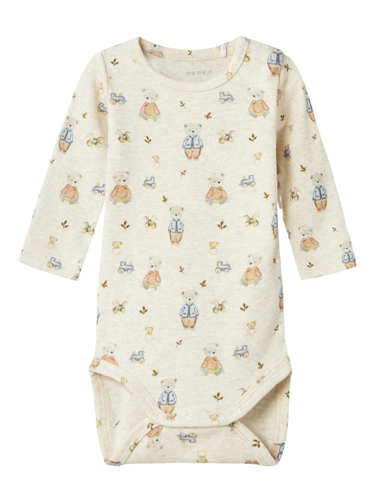 NAME IT BABY - NBM ROSSO M LS BODY - Peyote Melange
