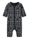 NAME IT BABY - NBN VISMAS LS NIGHTSUIT - Dark Sapphire Merry Christmas