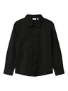 NAME IT KIDS - NKM REFRED LS SHIRT - Black