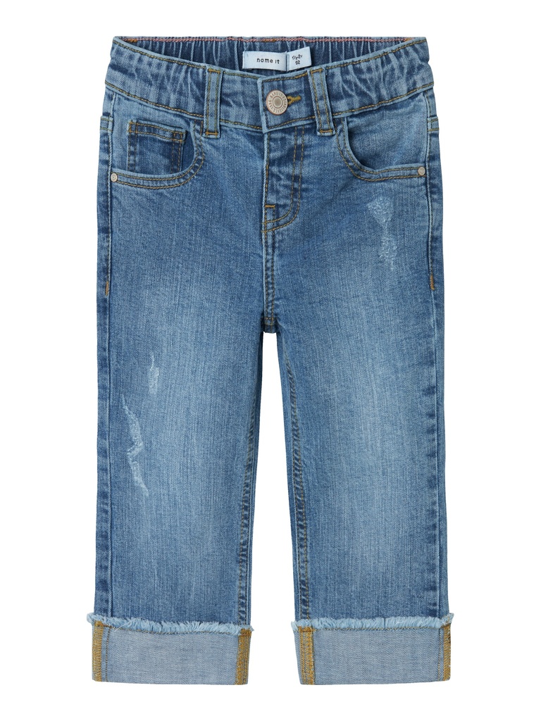 NAME IT MINI - NMF ROSE STRAIGHT JEANS 9262-MD S - Medium Blue Denim