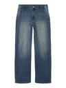 LMTD - NLM DIRTOIZZA DNM LOOSE PANT - Medium Blue Denim DIRTY WASH