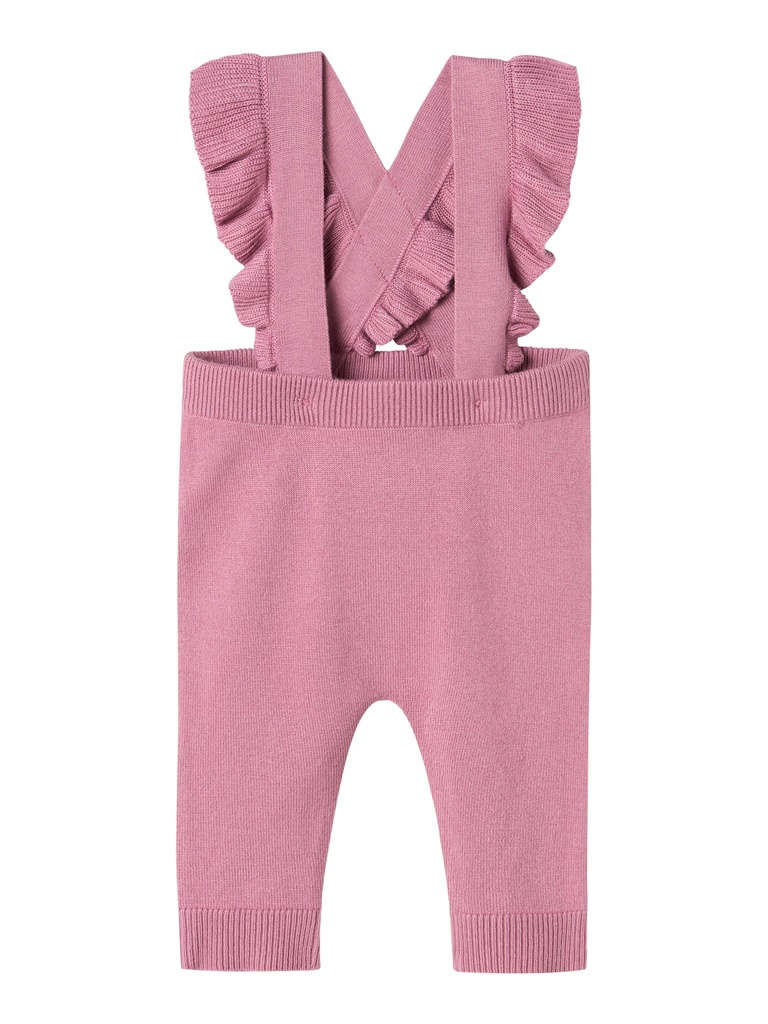 NAME IT BABY - NBF RESIMME KNIT OVERALLS - Mauve Orchid