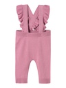 NAME IT BABY - NBF RESIMME KNIT OVERALLS - Mauve Orchid