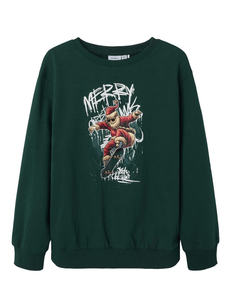 NAME IT KIDS - NKM ROMUSJUL LS NREG SWEAT BRU - Botanical Garden