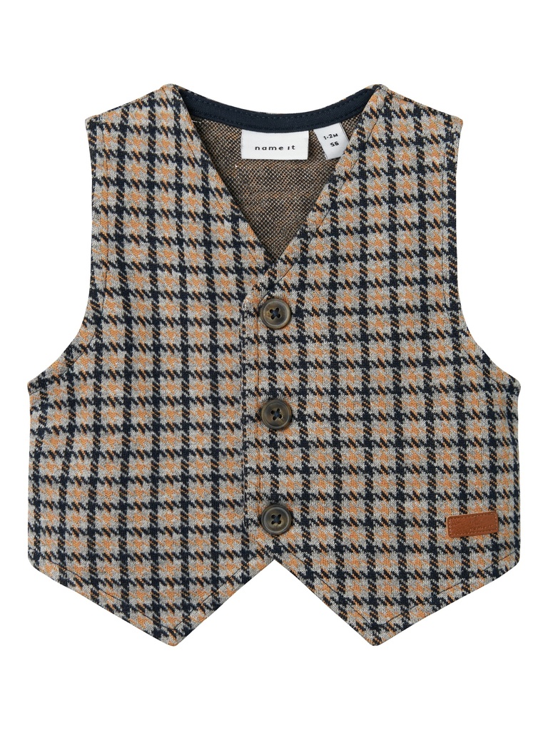 NAME IT BABY - NBM ROXO WAISTCOAT - Dark Sapphire