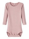 NAME IT BABY - NBF KAB LS BODY NOOS - Deauville Mauve MELANGE