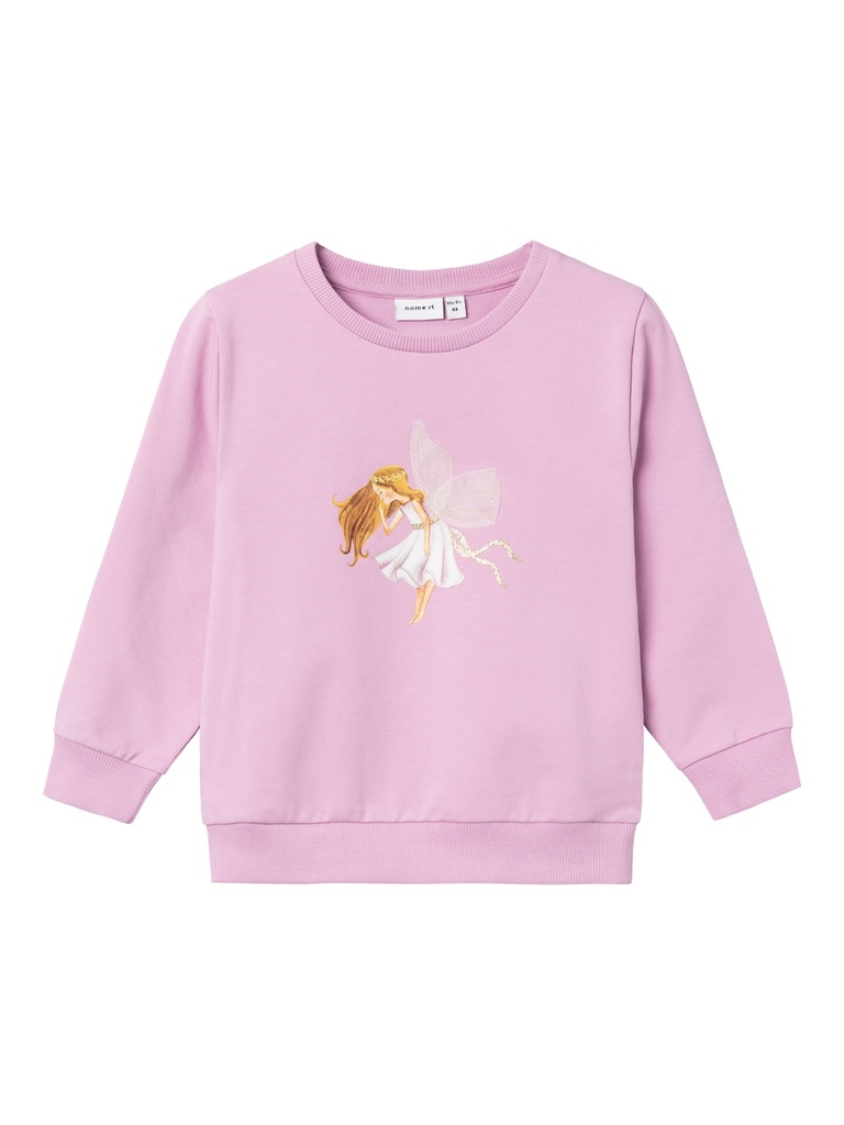 NAME IT MINI - NMF LULLA LIGHT SWEAT UNB - Pastel Lavender