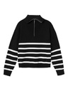 LMTD - NLF NONJA LS HALF ZIP KNIT - Black
