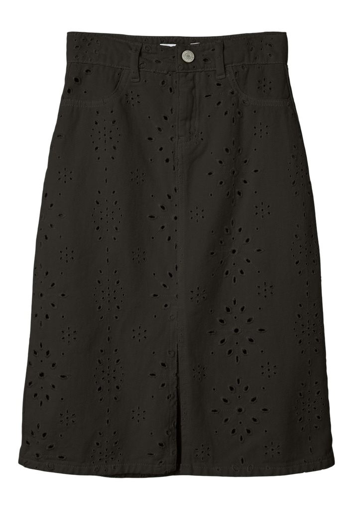 NAME IT KIDS - NKF NINNA LONG TWI SKIRT 2360-BZ B - Black