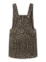 NAME IT MINI - NMF OPHELIA TWI SPENCER DRESS 4444-TD O - Silver Mink LEOPARD