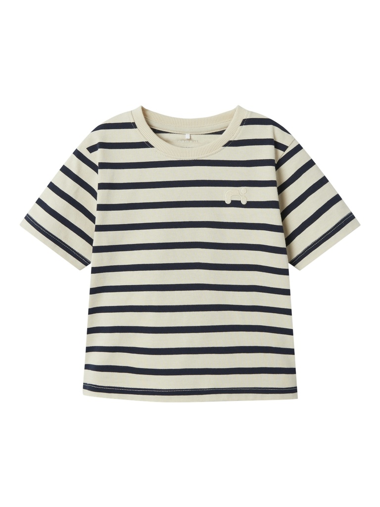 NAME IT MINI - NMM TORINE NREG SS TOP - White Swan