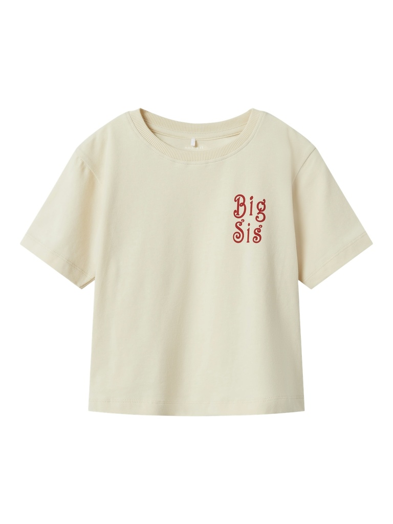 NAME IT MINI - NMF LABY NREG SS TOP - White Swan