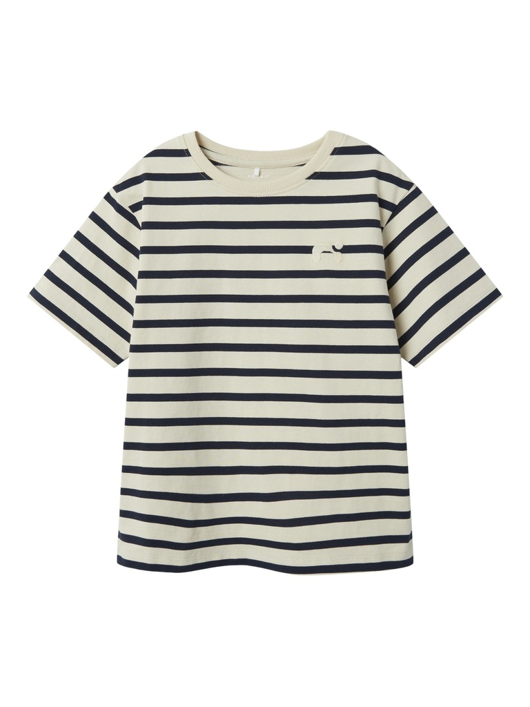 NAME IT KIDS - NKM TORINE NREG SS TOP - White Swan