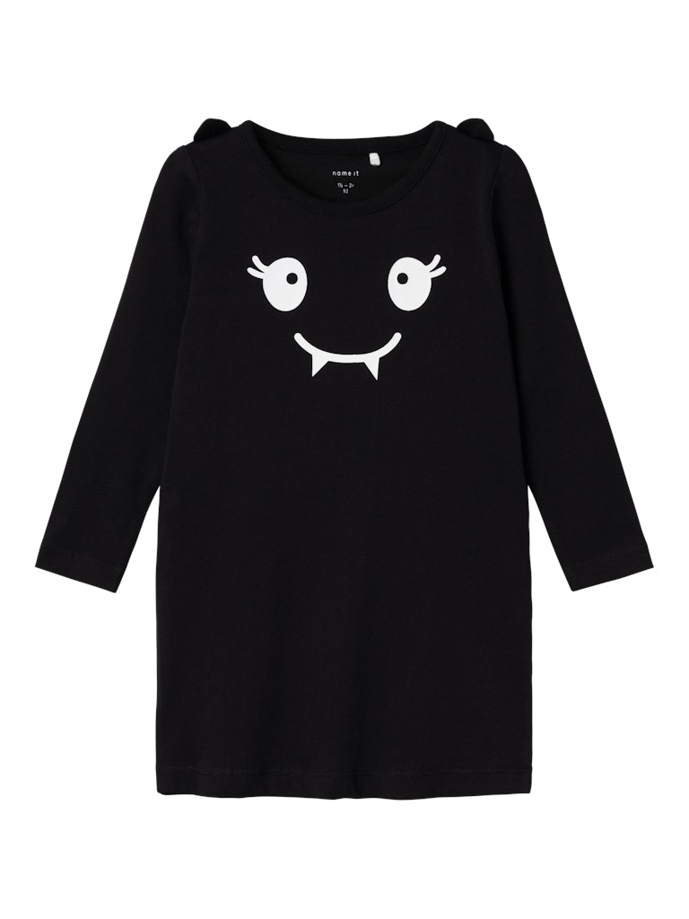 NAME IT MINI - NMF ODA LS DRESS - Black