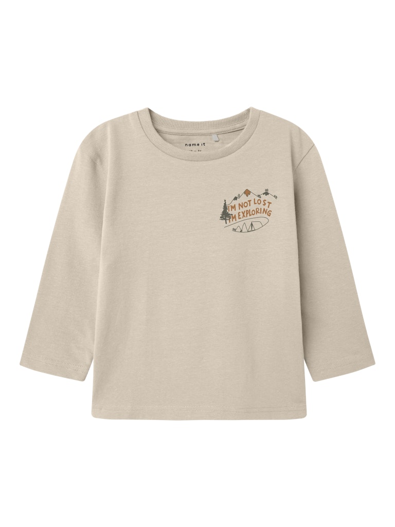 NAME IT MINI - NMM OSVALD NREG LS TOP BOX - Summer Sand