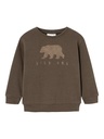 NAME IT MINI - NMM OBEAR NREG SWEAT UNB - Bracken
