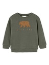 NAME IT MINI - NMM OBEAR NREG SWEAT UNB - Tea Leaf