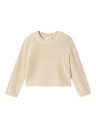 NAME IT MINI - NMF VENJA LS LOOSE SHORT KNIT - Summer Sand