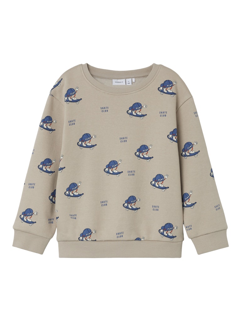 NAME IT MINI - NMM OTTO LS NREG SWE BRU BF - Pure Cashmere