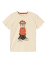 NAME IT KIDS - NKM OKLOKKEN SS TOP BOX - Summer Sand