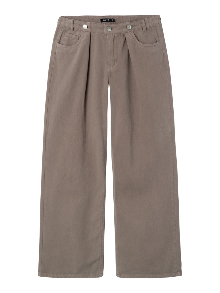 LMTD - NLF NICOLIZZA TWI HW WIDE PANT - Chocolate Chip