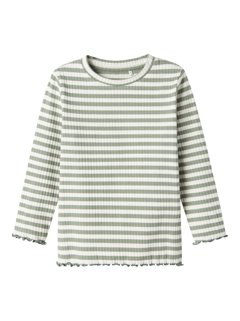 NAME IT MINI - NMF VEMMA LS SLIM TOP - Lily Pad Jet Stream