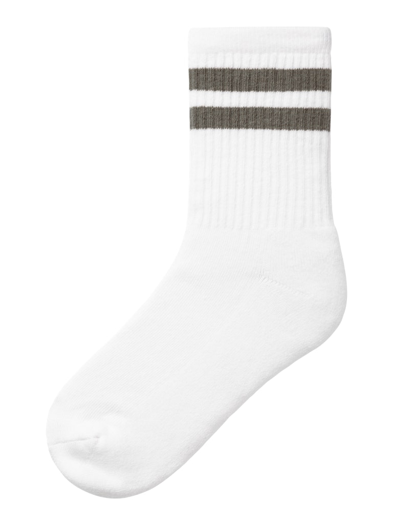 NAME IT MINI - NMM NAN SOCK - Bright White Tea Leaf