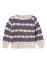 NAME IT MINI - NMF NEBIB LS KNIT BOX - Arctic Dusk