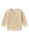 NAME IT BABY - NBM NESALLE LS KNIT - Summer Sand