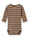 NAME IT BABY - NBM NULLER R LS BODY - Pecan Pie