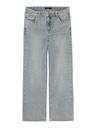 LMTD - NLF MIRTY DNM LW WIDE PANT - Light Blue Denim