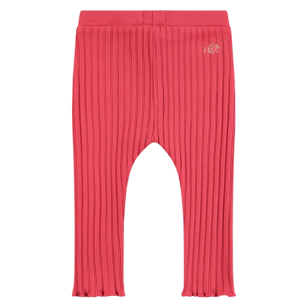 Babyface - girls rib legging - red - BBE24528232