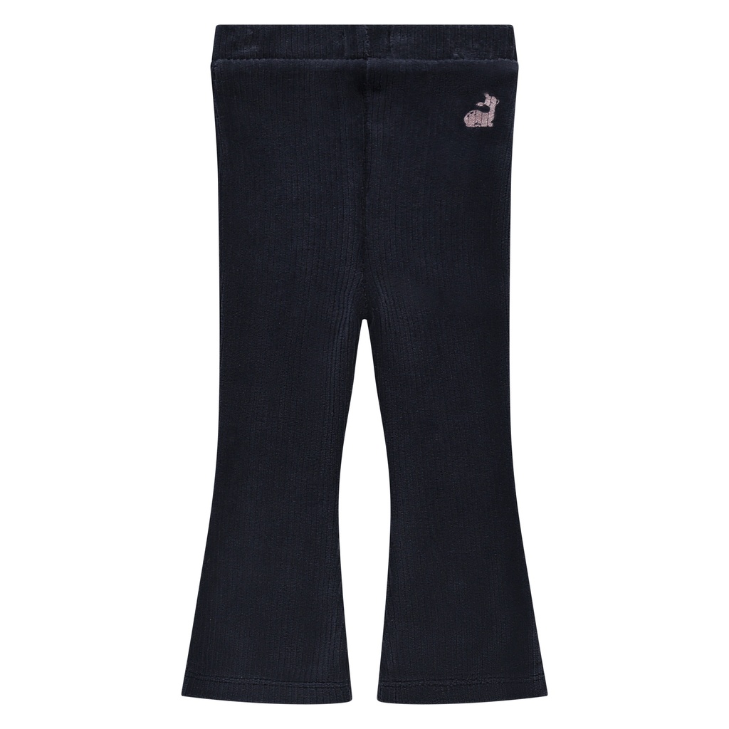 Babyface - baby girls flared rib pants - indigo - BBE24628246