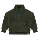Stains & Stories - boys sweatshirt - dark army - SSA24507475