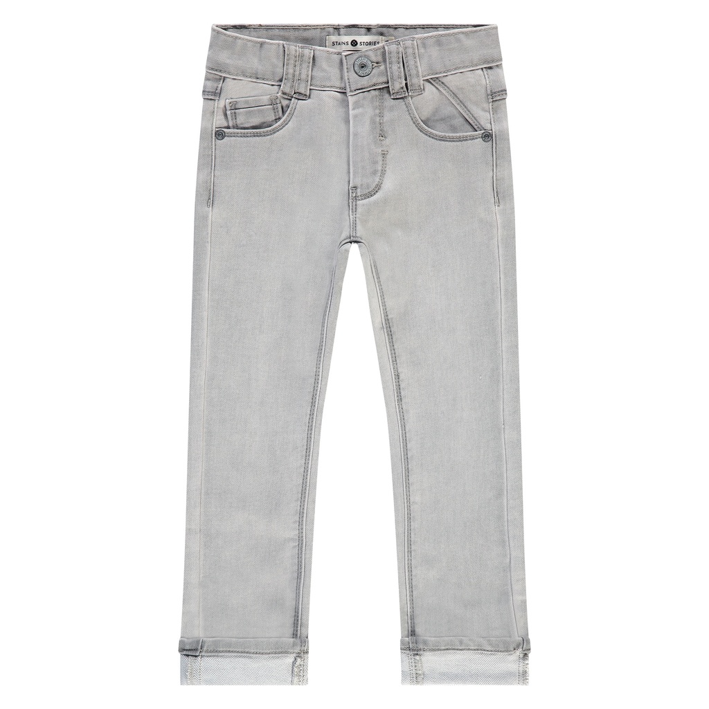 Stains & Stories - boys jogg denim - light grey denim - SSA24507271