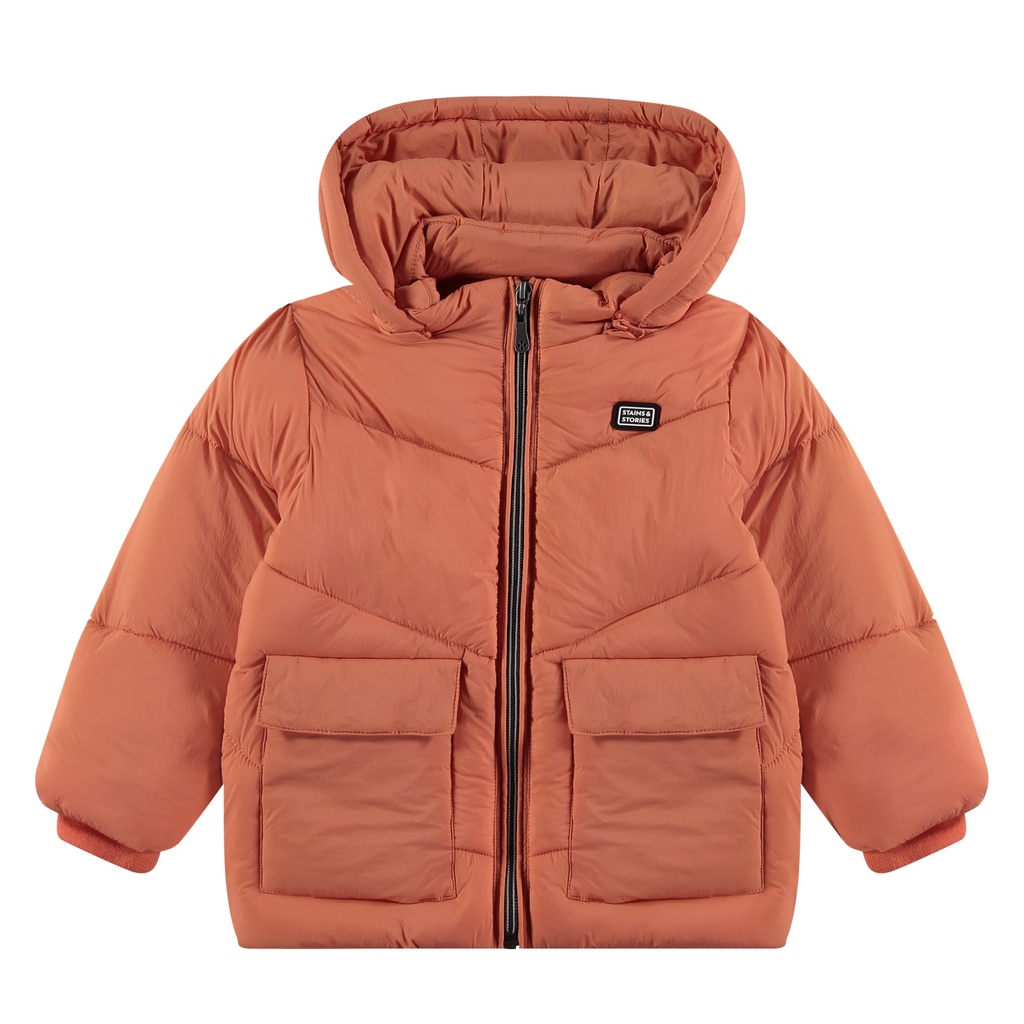 Stains & Stories - boys winterjacket - grass - SSA24507171