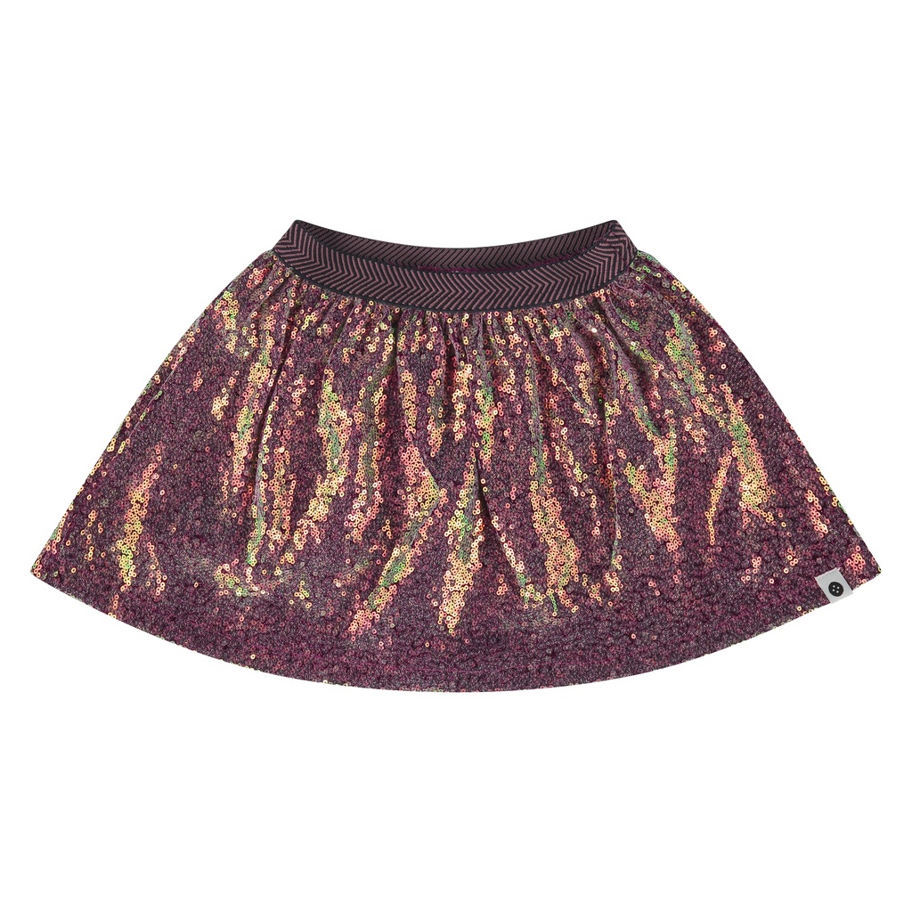 Stains & Stories - girls sequin skirt - magenta purple - SSA24608892