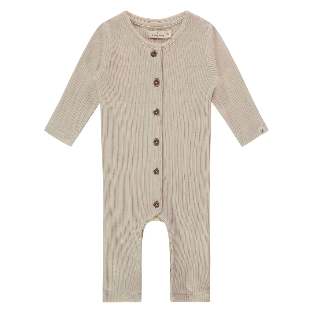A Tiny Story - baby suit long sleeve - pearl - TIN24429730