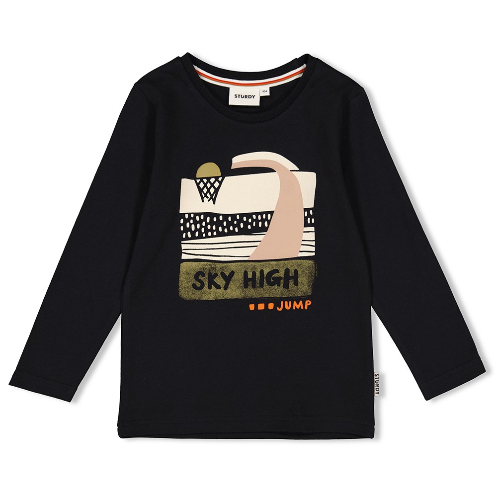 Sturdy - Longsleeve Sky High - Jump For Joy - Antraciet - 71600563