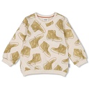Sturdy - Sweater AOP - Jump For Joy - Offwhite melange - 71600568