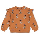 Jubel - Sweater AOP - Amour Toujours - Camel - 91600390