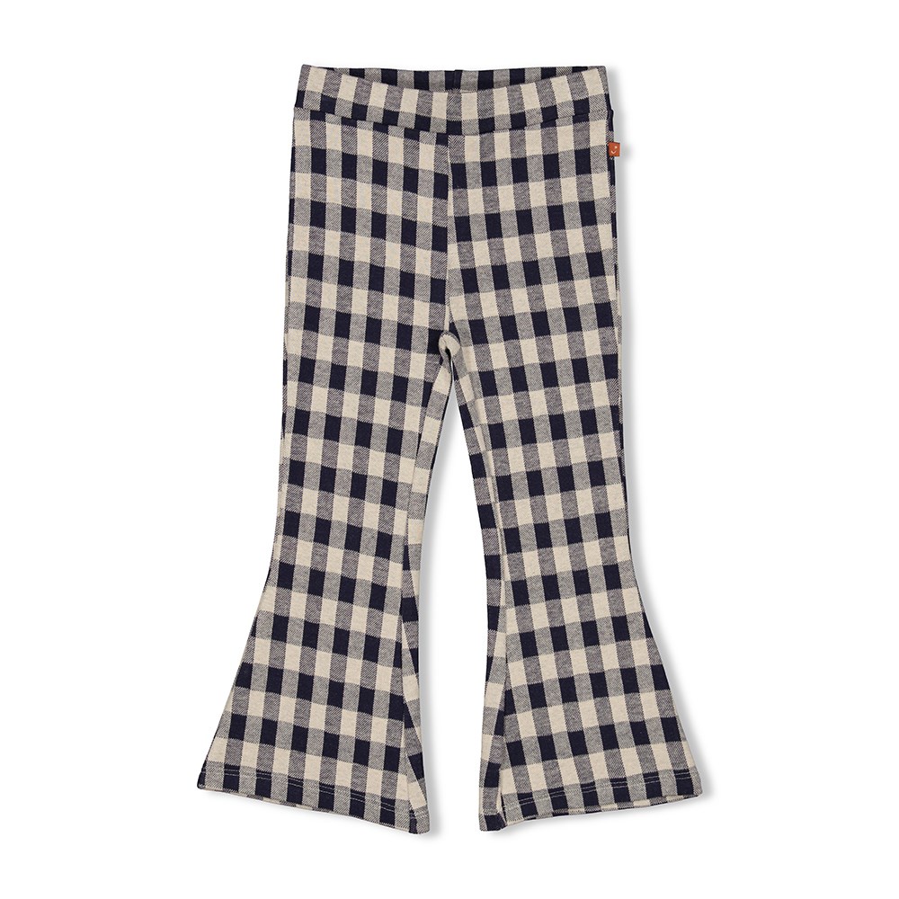 Jubel - Geruite flared broek - Amour Toujours - Marine - 92200437